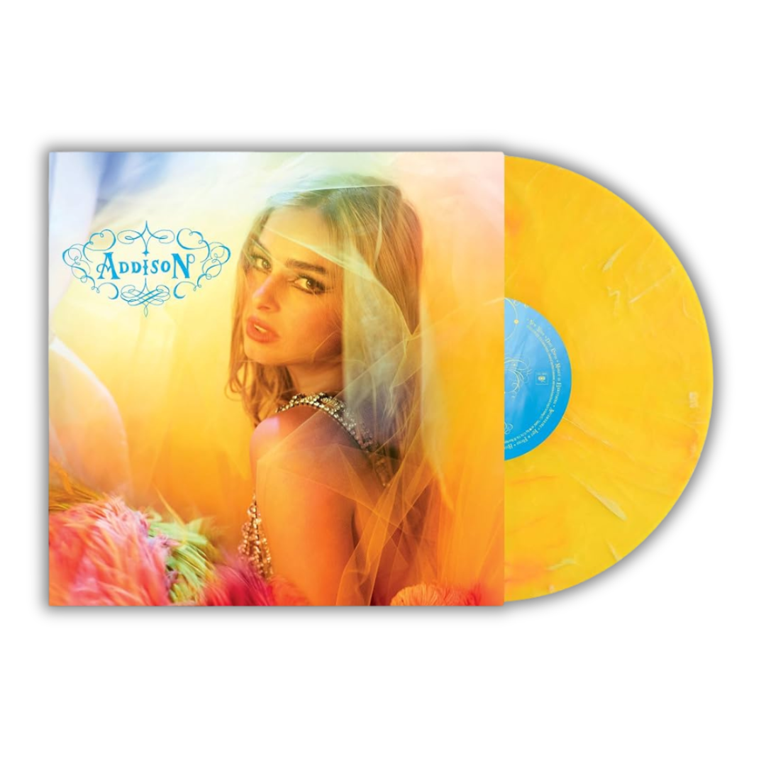 Addison Rae - Vinilo Addison (Yellow marble)