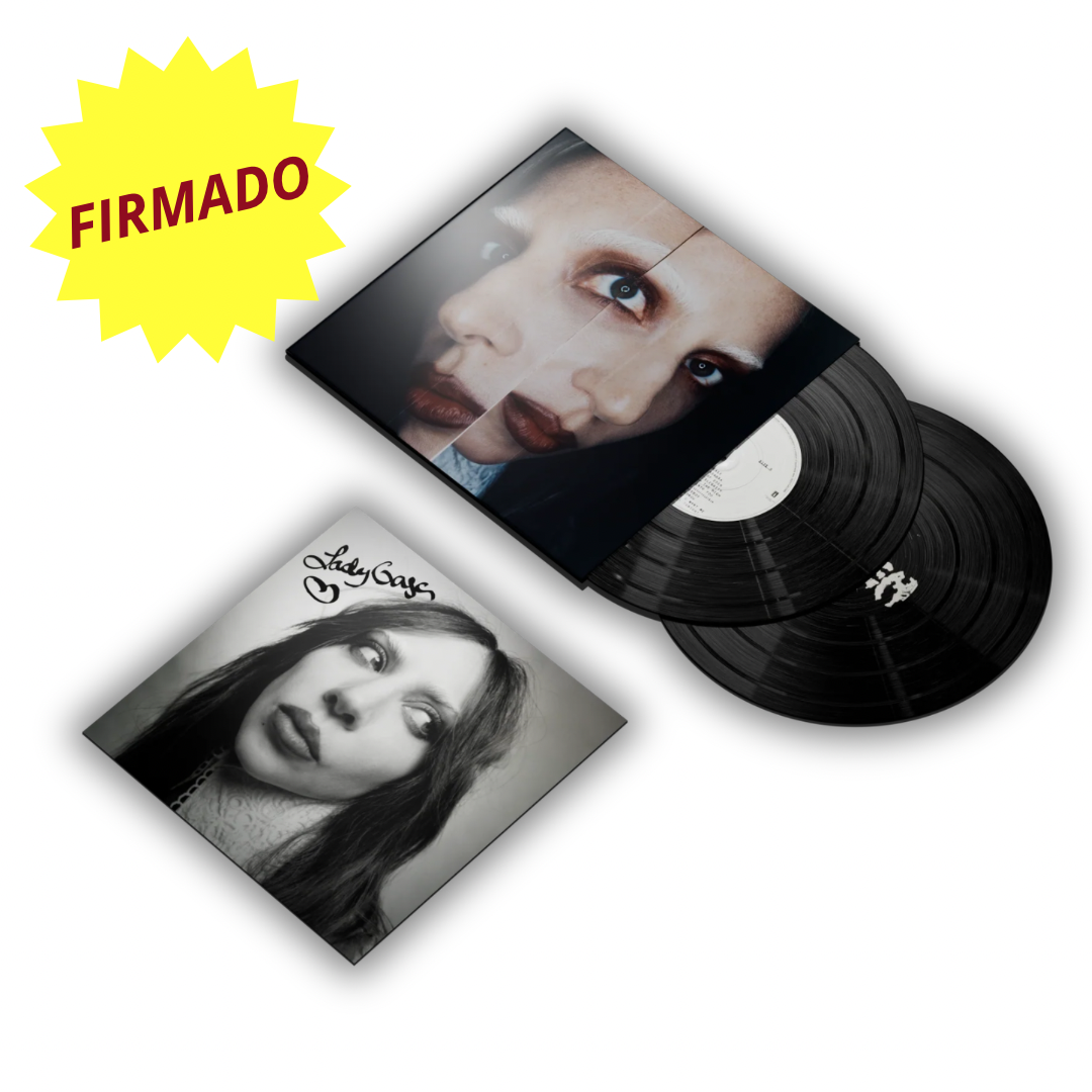 Lady Gaga - Vinilo Mayhem AUTOGRAFIADO (postal alternativa)
