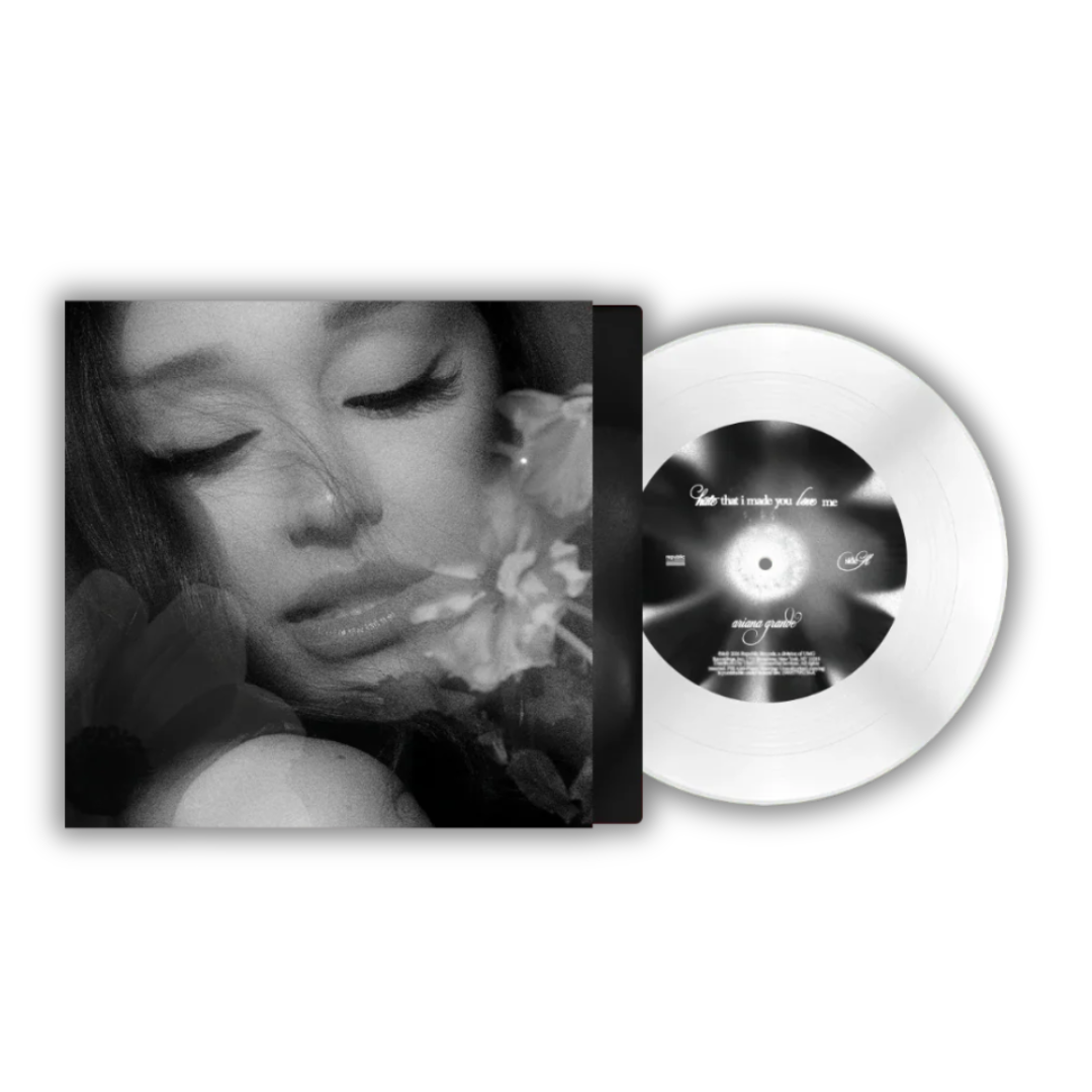 Ariana Grande - Vinilo 7” Hate that i mafe you love me (Dandelion white)